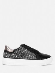 Cristals Sneakers - Black