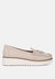 Daiki Platform Lug Sole Tassel Loafers - Beige