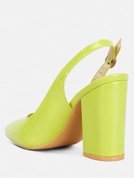 Dalaney Slingback High Block Sandals