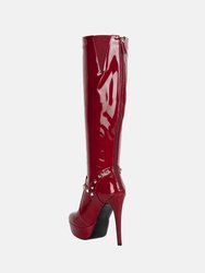 Daphne Stiletto Heeled Mid Calf Boots