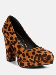 Delia Seude Block Heel Pumps