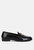 Deverell Street-Smart Horsebit Embellished Loafers - Black