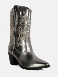 Dixom Western Cowboy Ankle Boots