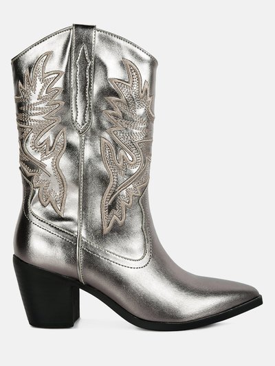 London Rag Dixom Western Cowboy Ankle Boots product