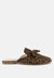 Dobos Casual Walking Bow Mules - Leopard