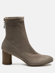 Emerson Micro Suede Ankle Boots - Taupe