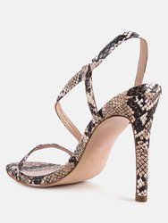 Epoque Heeled Strappy Slingback Sandals