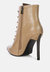 Escala Croc Stiletto Ankle Boots