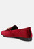 Evelio Horsebit Embellsihed Velvet Loafers