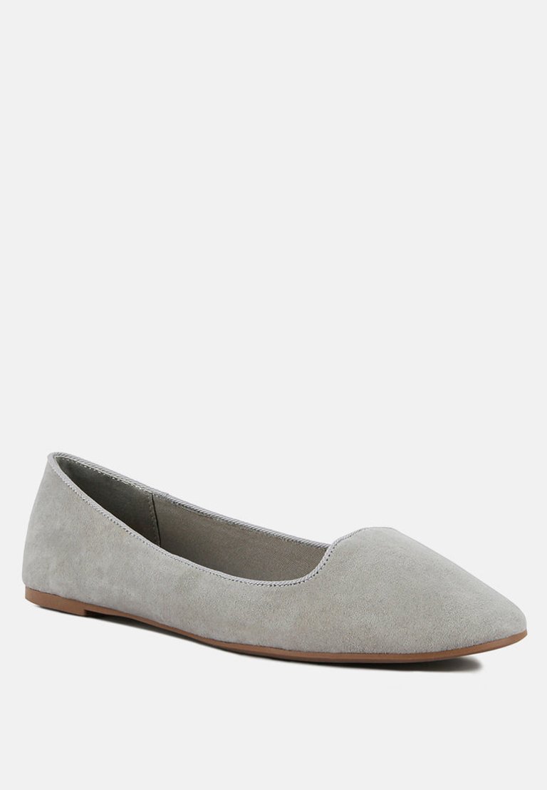 Eyeore Microfiber Casual Ballerinas - Grey