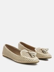 Feet Nest Perforated Microfiber Loafer