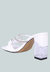 Fineapple Rhinestone Embellished Clear Sandals