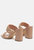 Fischer Stud Embellished Block Heel Sandals