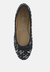 Florent Sequin Flat Bow Ballerinas