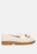 Foxford Tassle Detail Raffia Loafers - Cream