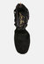 Golden Hour Showstopper Chain Embellished High Platform Sandals