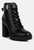 Grahams Faux Leather Lace Up Boots