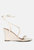 Gram Hunt Ankle Strap Wedge Sandals - Ecru