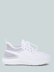 Gretel Lace up Chunky Sneakers - White