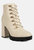 Hamiltons Lace up Block Heel Boots