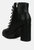 Hamiltons Lace up Block Heel Boots