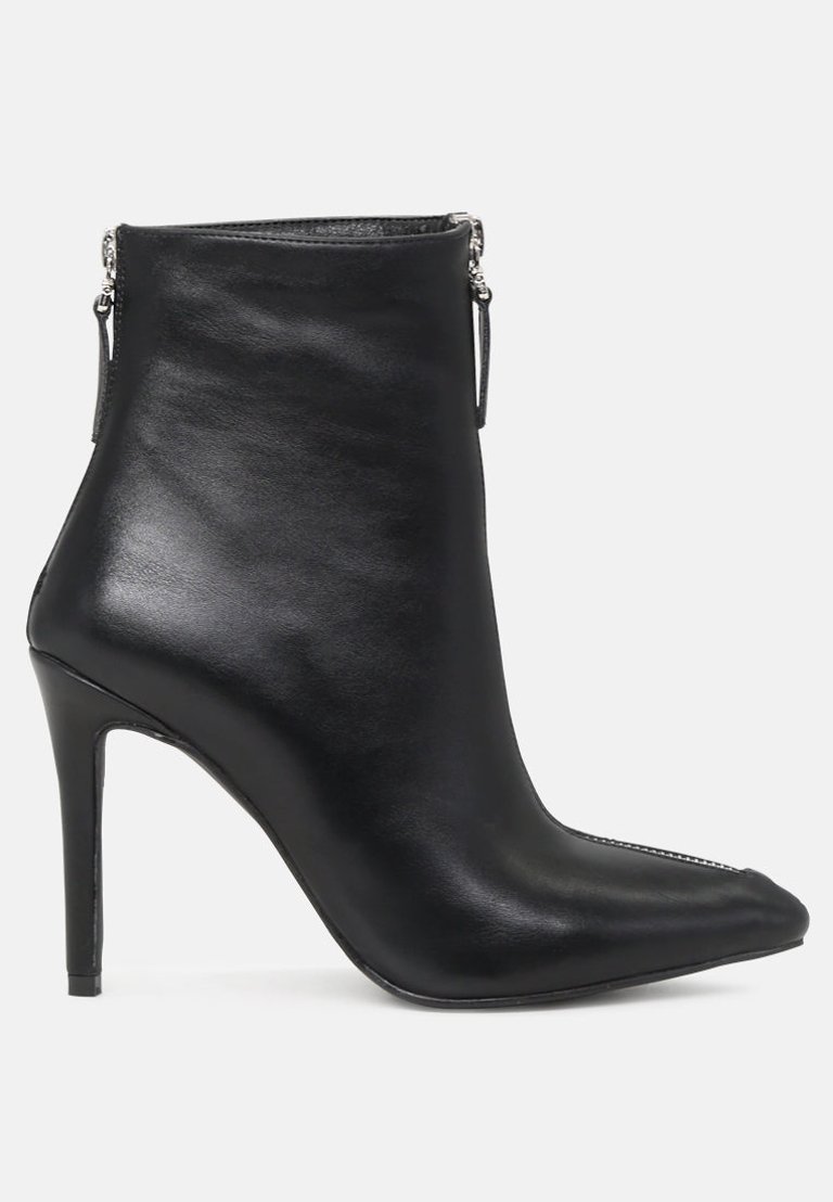 Hazel Elegant Comfortable Boots For Women - Black