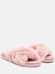 Homey Fur Slip-On Flats