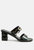 Hookup Fantasy Block Heel Sandals - Black