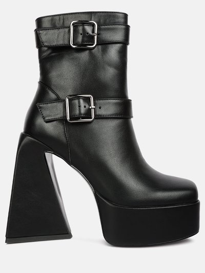 London Rag Hot Cocoa High Platform Ankle Boots product