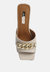 Hotshot Mid Heel Chain Detail Sandals
