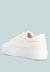 Hyra Solid Flatform Canvas Sneakers