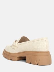 Jaxtyn Chunky Platform Heel Loafers