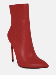 Jenner High Heel Cowboy Ankle Boots