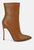 Jenner High Heel Cowboy Ankle Boots - Mocca