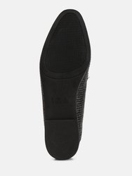 Jiro Horsebit Detail Flat Loafers