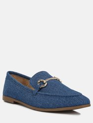 Jiro Horsebit Detail Flat Loafers