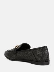 Jiro Horsebit Detail Flat Loafers