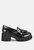 Jonah Platform Loafer - Black