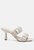 Lady Lynn Gather Around Slip-On Heeled Sandals - Off White