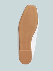 Leina Recycled Faux Leather Ballet Flats