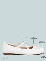 Leina Recycled Faux Leather Ballet Flats