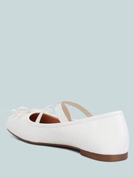 Leina Recycled Faux Leather Ballet Flats