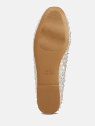 Lettie Sequin Embellished Ballet Flats