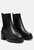 Liam Sock Chunky Chelsea Boots