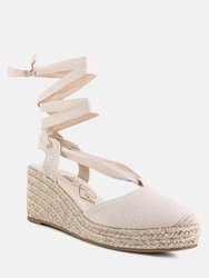 Little Mary Strappy Wedge Heel Sandals