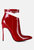 Love Potion Pointed Toe High Heeled Boots - Burgundy