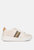 Loyalty Embroidery Detail Sneakers - Beige