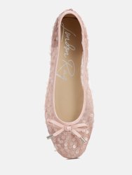 Lysander Sequin Embellished Sheer Ballet Flats