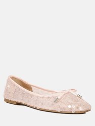 Lysander Sequin Embellished Sheer Ballet Flats