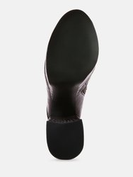 Magdalene Croc High Heel Patform Boots